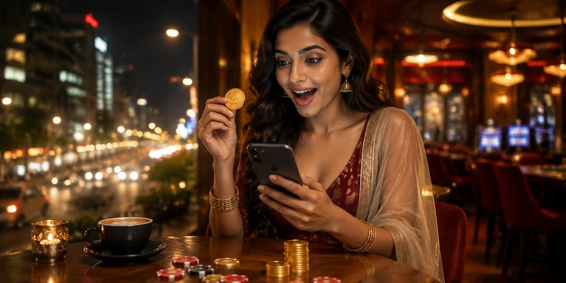 Mobile player enjoying casino games including Aviator in Bangalore MG Road